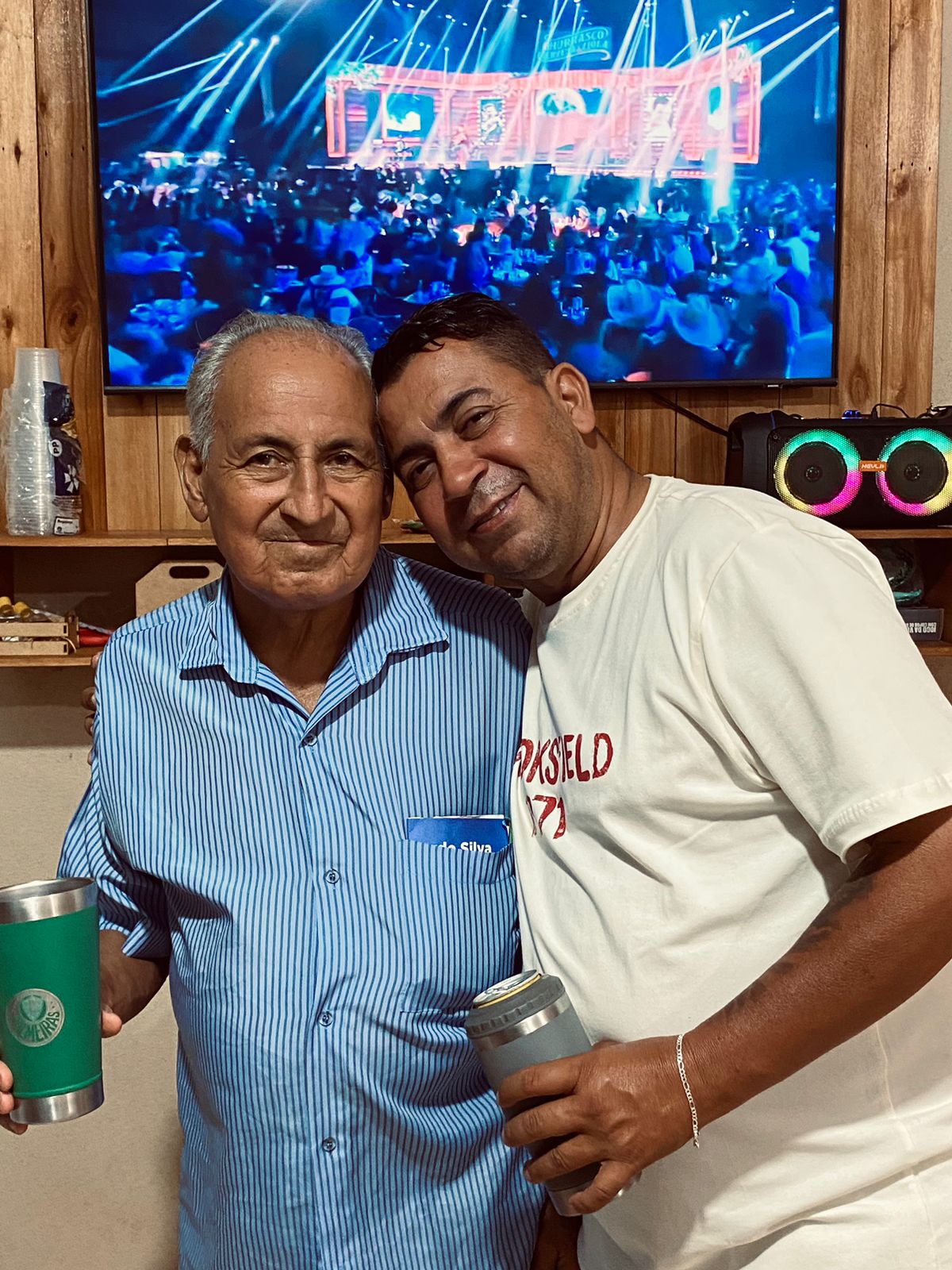 Foto enviada na homenagem por Roberto Bento