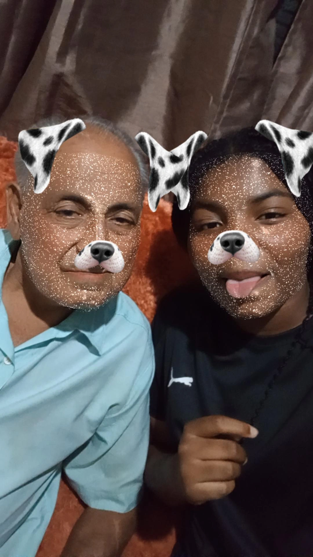 Foto enviada na homenagem por Duda